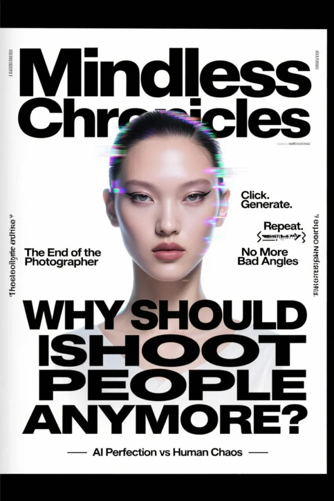 AI makes flawless portraits. No habits, no flaws, no chaos. Photography may never be the same.